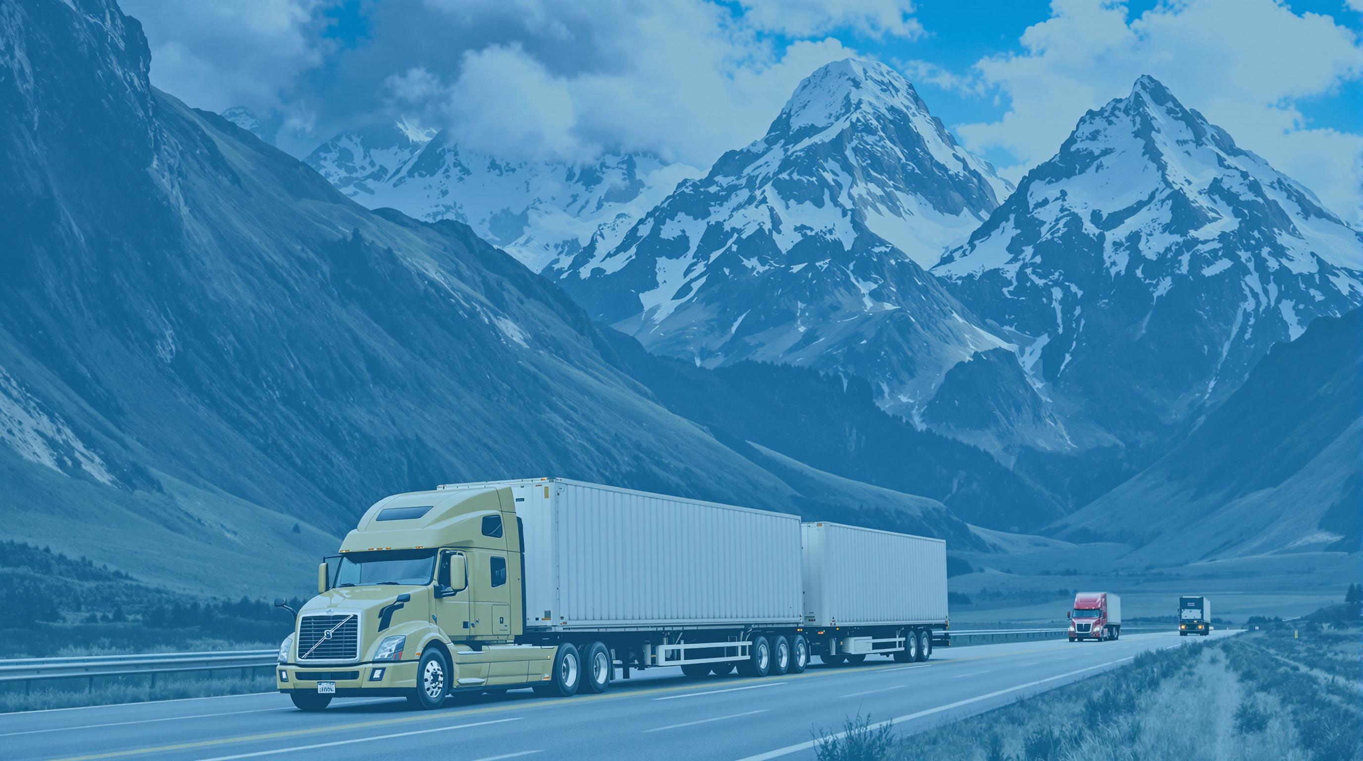 Trucking Through Mountains